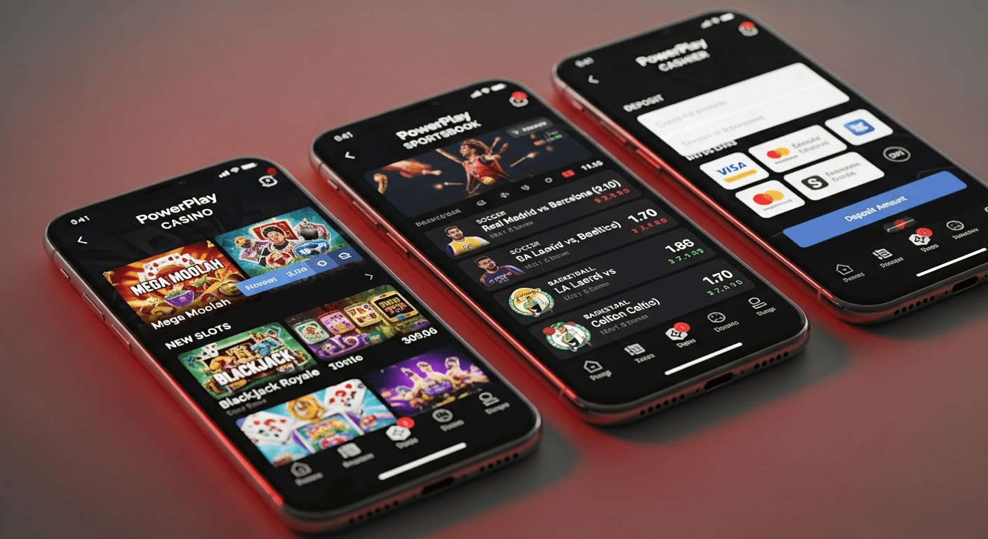 How to Play Power play Casino using Mobile Application