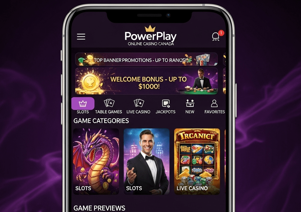 Power play Mobile App for Android and iOS